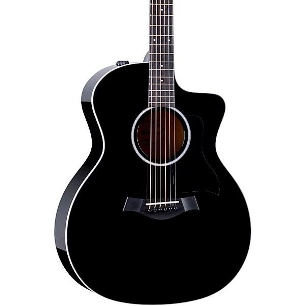 Taylor 214ce BLK Plus Grand Auditorium Acoustic-Electric Guitar Black Taylor 214ce BLK Plus Grand Auditorium Acoustic-Electric Guitar Black