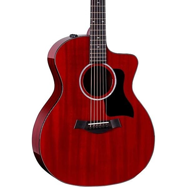 Taylor 224ce Mahogany Special-Edition Grand Auditorium Acoustic-Electric Guitar Trans Red Taylor 224ce Mahogany Special-Edition Grand Auditorium Acoustic-Electric Guitar Trans Red