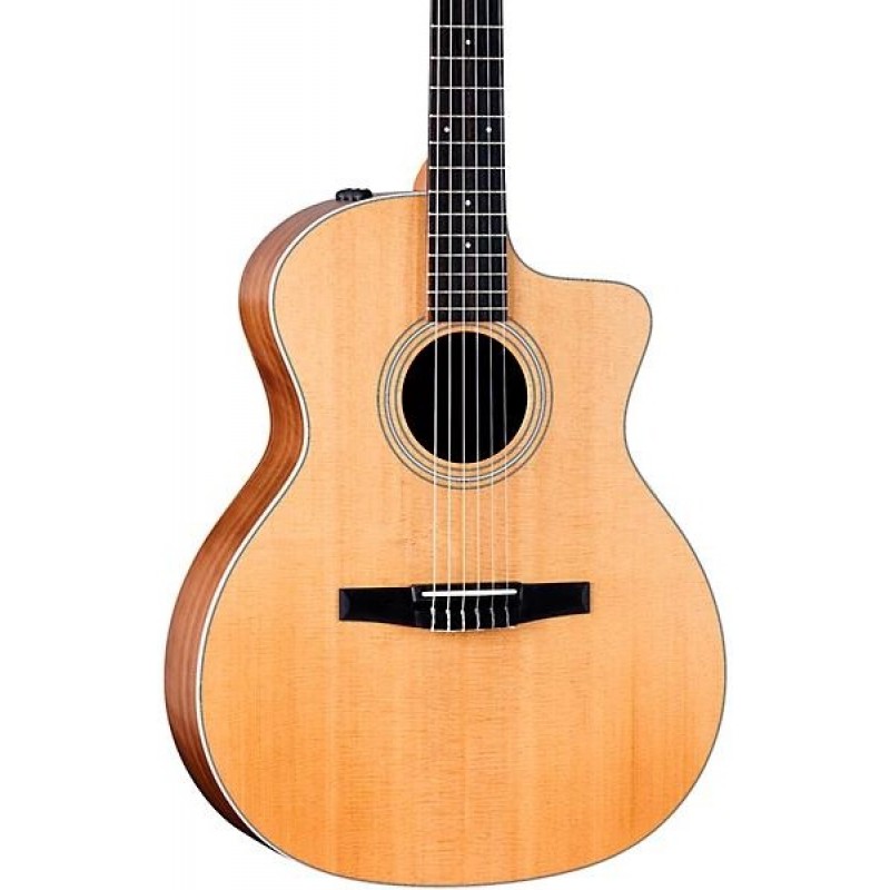 Taylor 214ce-N Grand Auditorium Nylon-String Acoustic-Electric Guitar Natural Taylor 214ce-N Grand Auditorium Nylon-String Acoustic-Electric Guitar Natural